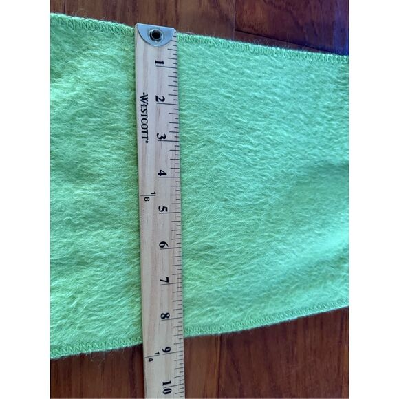 ALPACA CAMARGO Scarf / Wrap W 9”X L 64” Lime - Picture 5 of 7